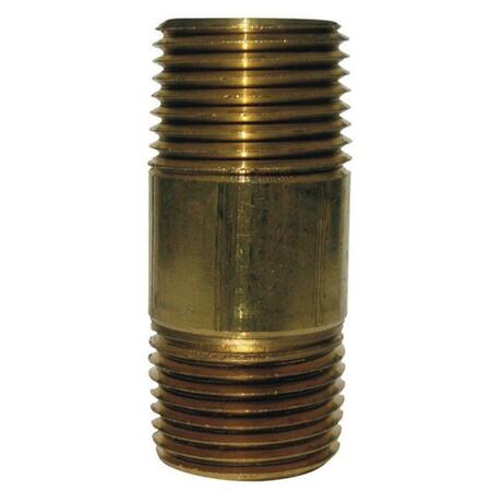 ANDERSON 49001 0.38 x 1.5 in. Brass Nipple 3182268